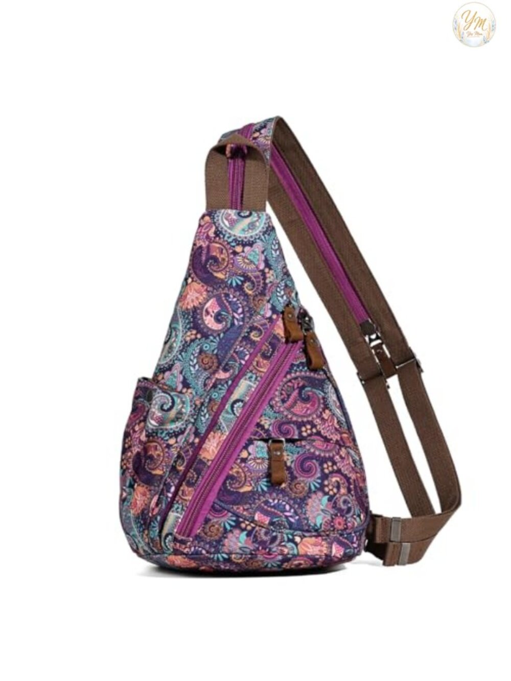 Canvas Sling Bag Crossbody Backpack Chest Daypack Rucksack